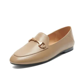 PT'SON Loafers Women's Black/Camel
