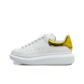 Alexander McQueen Oversized Sneaker 'White Yellow Metallic' Women's