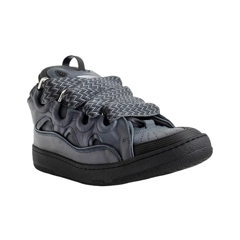Lanvin Curb Low Top Sports Lifestyle Casual Shoes Men's Black-2
