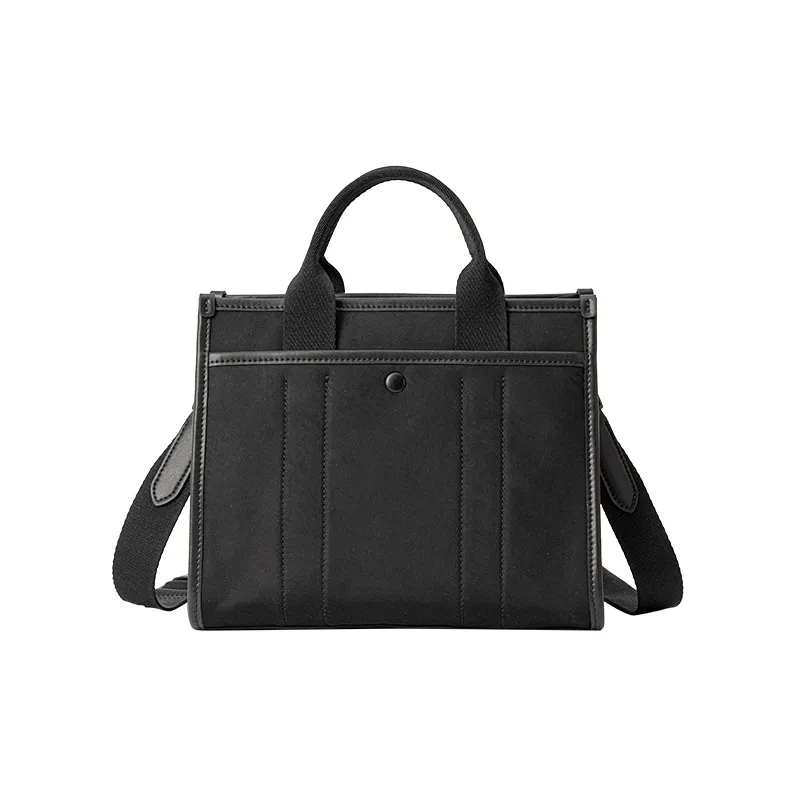 VANESSA HOGAN Fabric Shoulder Bag Crossbody Bag Unisex Black/Gray-7