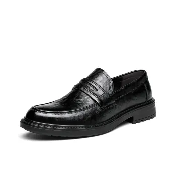 CHINT Dress Shoes Men Low Top Black