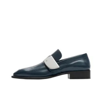 Burberry Shield Leather Loafers
