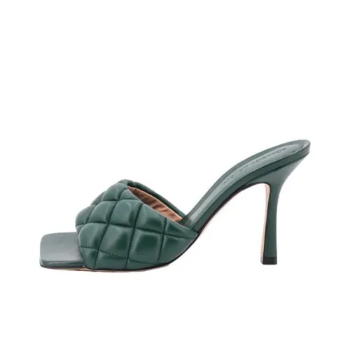 Bottega Veneta Padded Slide Slippers Women's Green