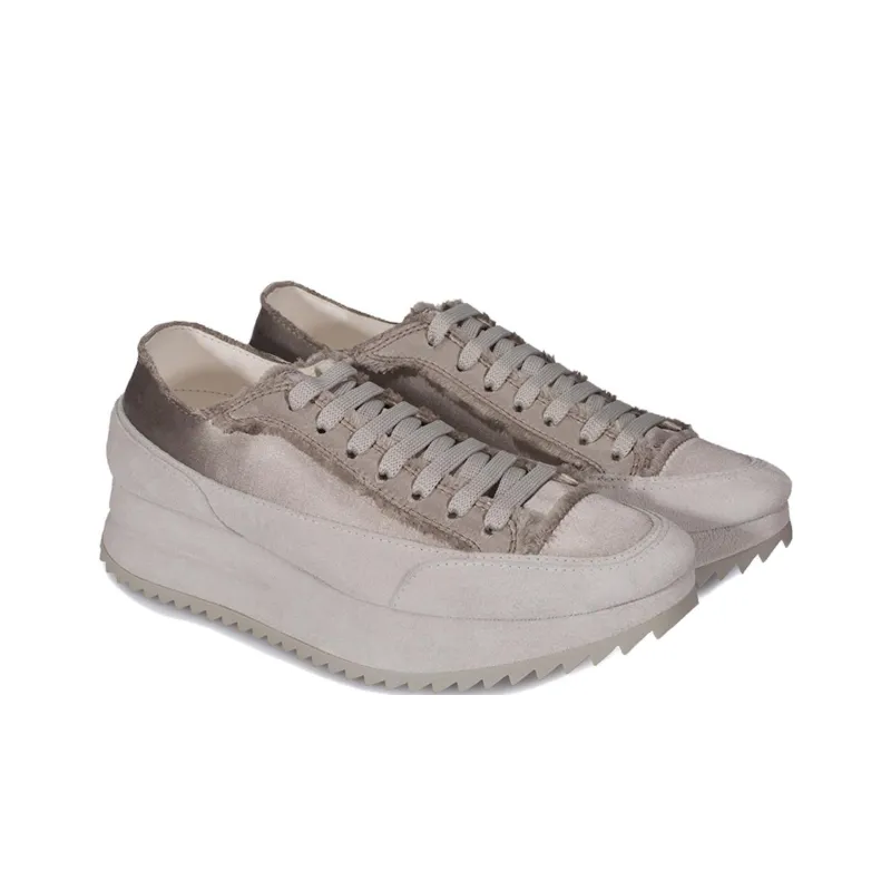 Pedro García Low-Top Sports Casual Shoes Women's Gray White-1