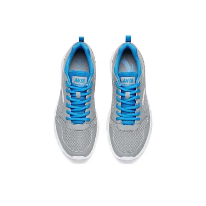 Anta Cushioning Anti Slip And Wear Resistant Low Top Running Shoes Men's Light Blue-3