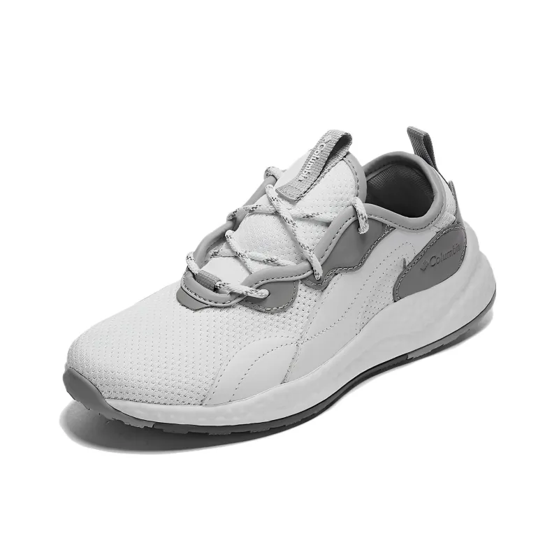 Columbia Slip Resistant And Breathable Low Top Outdoor Shoes Women's White Gray-2