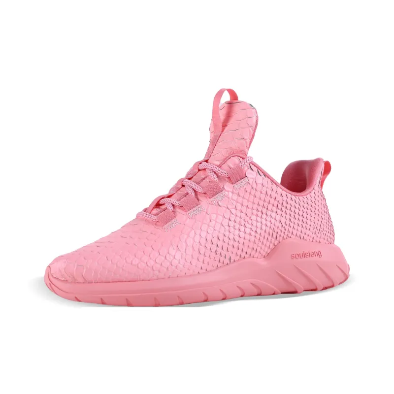 SOULSFENG Low Top Casual Shoes Unisex Pink-2