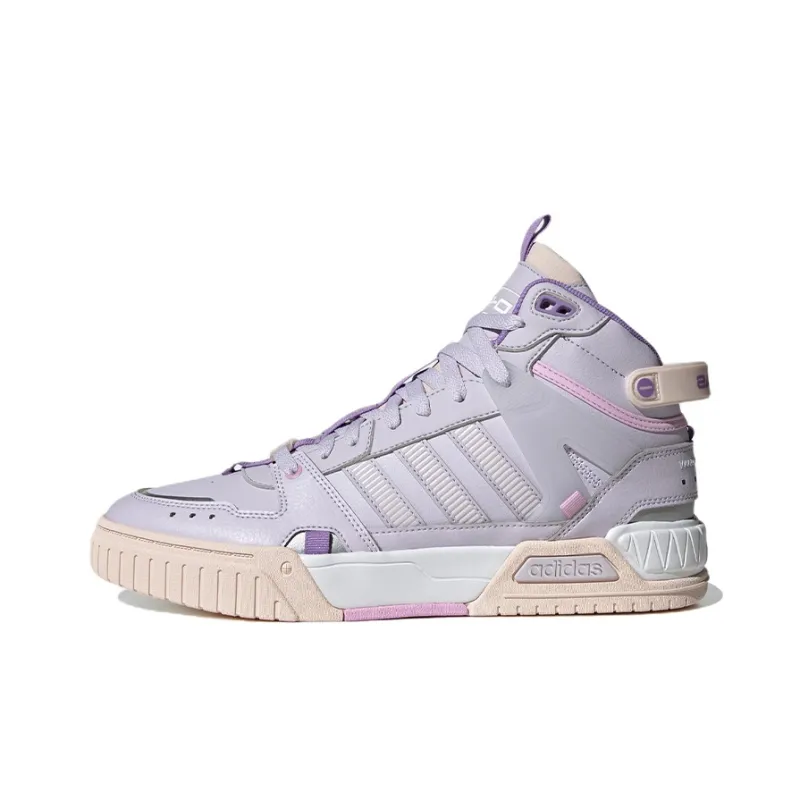 Adidas Neo D PAD Mid Tennis Shoes 'Silver Dawn' Women's-0