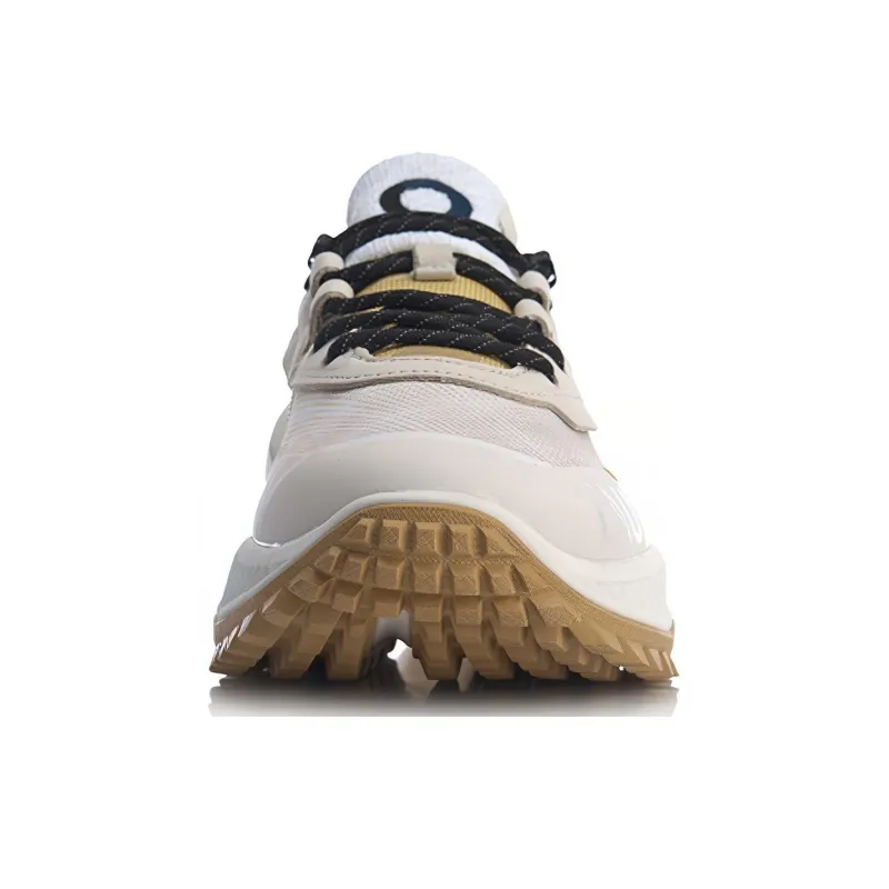 LiNing Bulls Low-Top Chunky Sneakers Men's White Brown-2