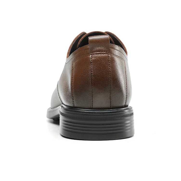 KANGNAI Dress Shoes Men's Brown-3