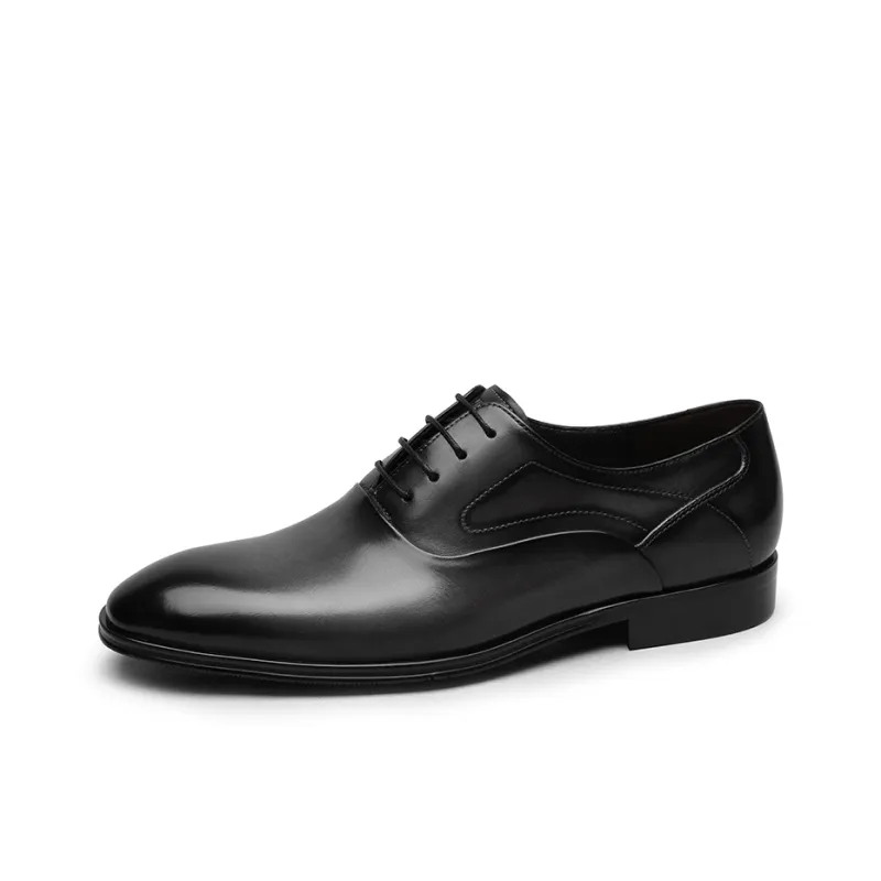 GOLDLION Dress Shoes Men's Black Gray-1