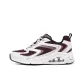White/Burgundy