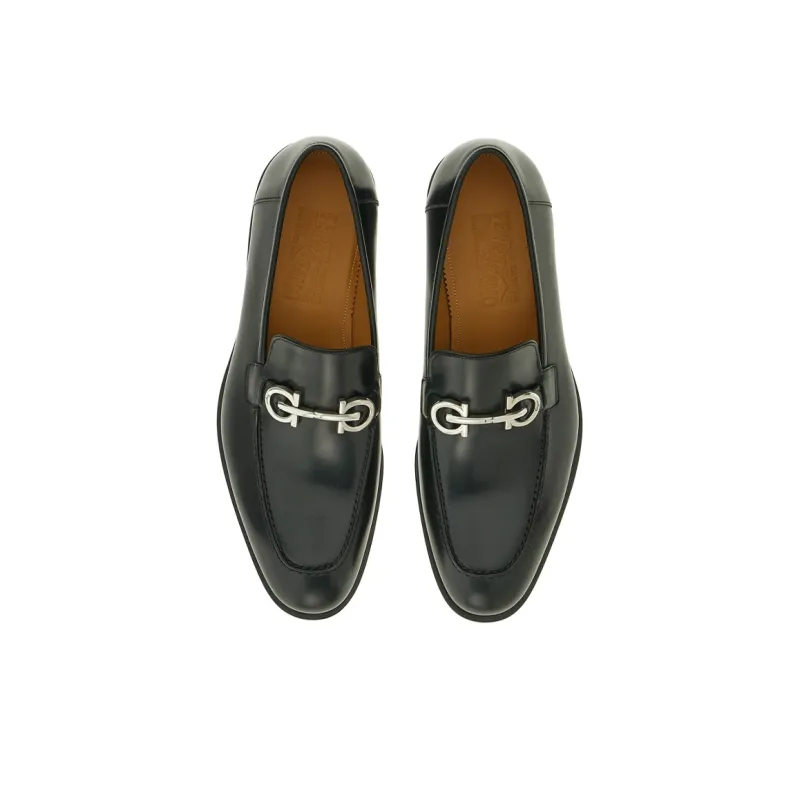 FERRAGAMO GUSTAV Mokasin Shoes Men's Black-3