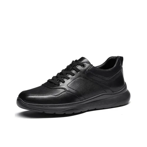 BOSSSUNWEN Casual Shoes Men Low-Top Black