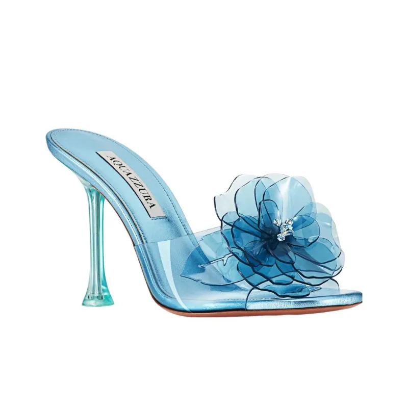 AQUAZZURA Zsa Zsa 95mm Mule Sandals-1