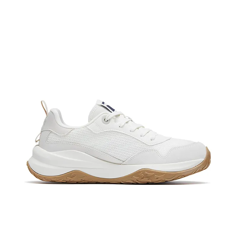 Anta Set Sail Non slip Wear resistant Shock Absorption Low Top Sports Casual Shoes Men's White Blue-1