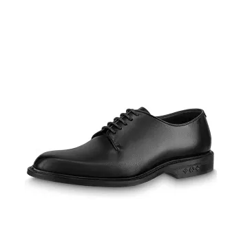 LOUIS VUITTON Fle Dress Shoes Men's Black