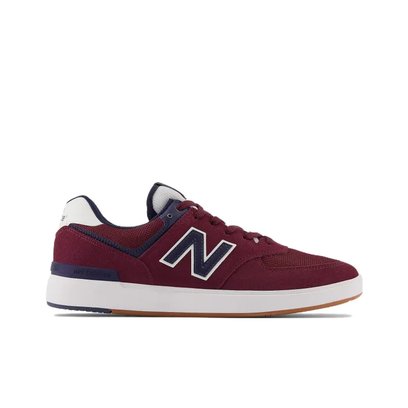 New Balance 574 Court 'Burgundy Navy' Women's-1