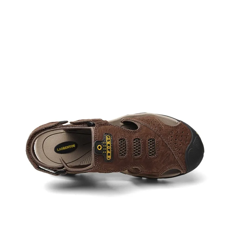 LAORENTOU River Trekking Shoes Men Black/Brown/Khaki-7