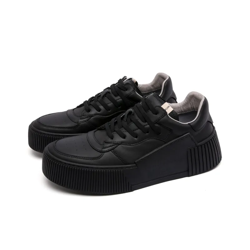 Anthony Miles Stylish Skateboarding Shoes Men's Black-1