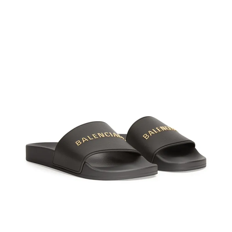 Balenciaga Logo-strap Pool Slides-2