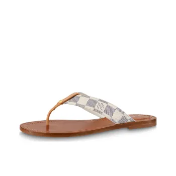 LOUIS VUITTON Flip Flops Women's Beige