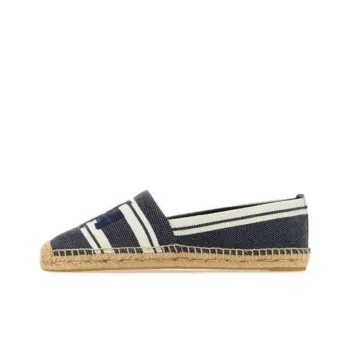TORY BURCH Logo-embroidered Flat Espadrilles