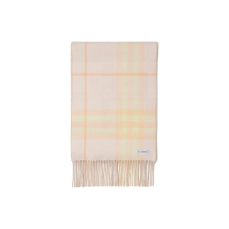 Burberry Reversible Checked Cashmere Scarf-1