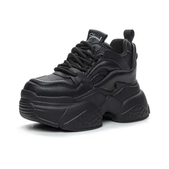 Shangjinni Lightweight Height Increasing Mid-Top Chunky Sneakers Women's