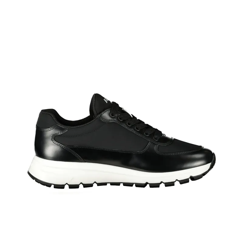 PRADA Cushioning Low Top Sports Casual Shoes Men's Black-1