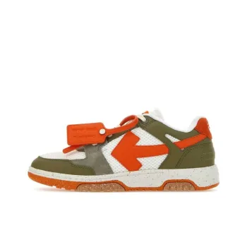 OFF WHITE Out Of Office Low Slim Military Bright Orange