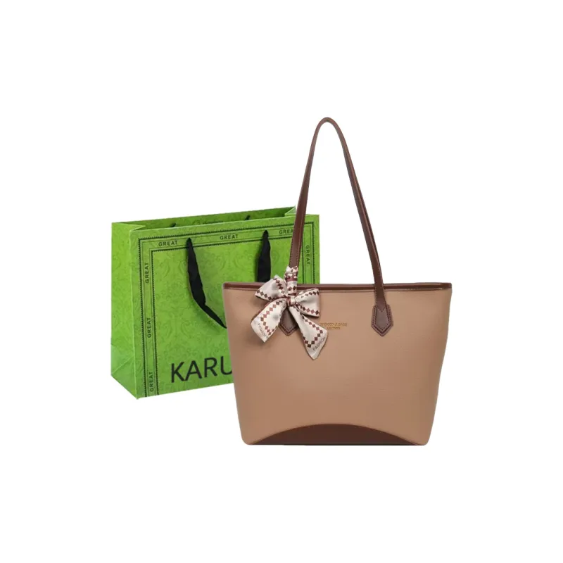 KARUISHA PU Handbag, Shoulder Bag Regular Women's Black/Khaki/Ecru/Coffee-6