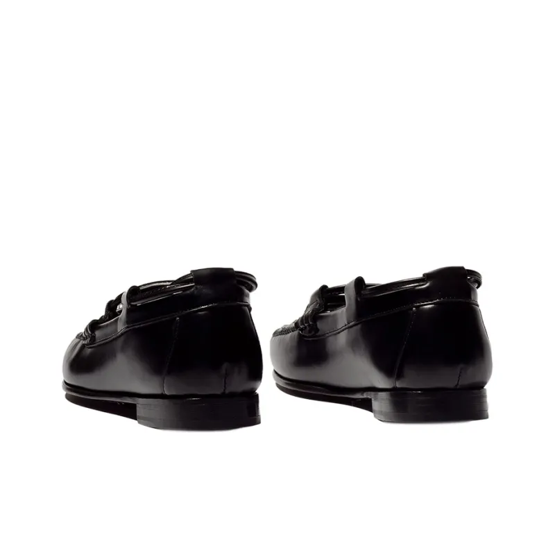 Hereu Loafers 1.5cm Women's Black-3