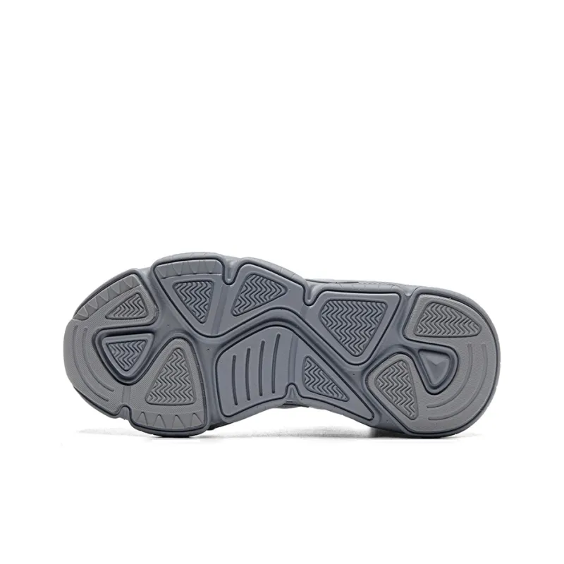 Kappa Series Chunky Sneakers Unisex Low Top Mineral Gray-5