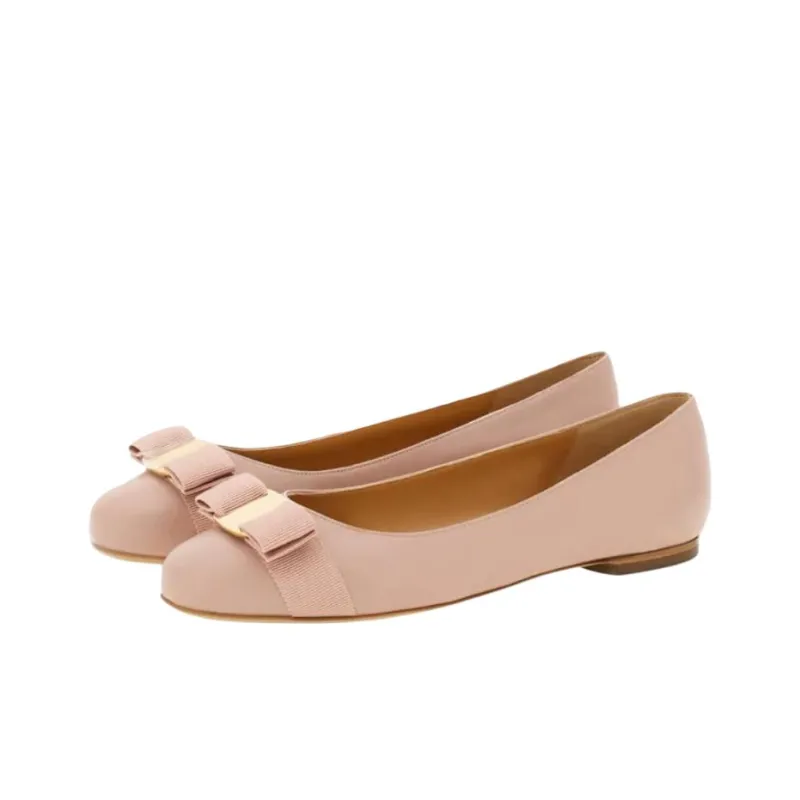 FERRAGAMO Varina Casual Single Shoes Women's Pink-2