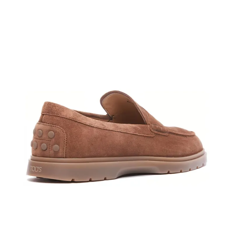 TOD'S Penny Logo-Embossed Loafers-3