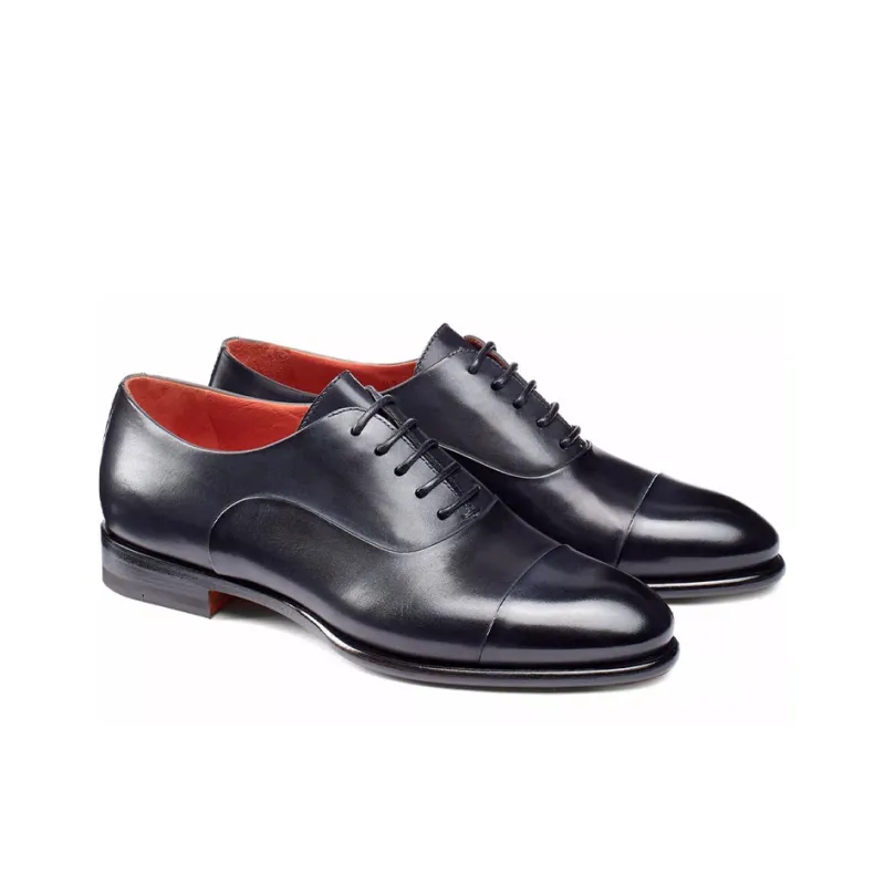 Santoni Dress Shoes Women's Black Blue-2