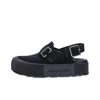 Alexander McQueen Buckle Fastened Round Toe Sandals