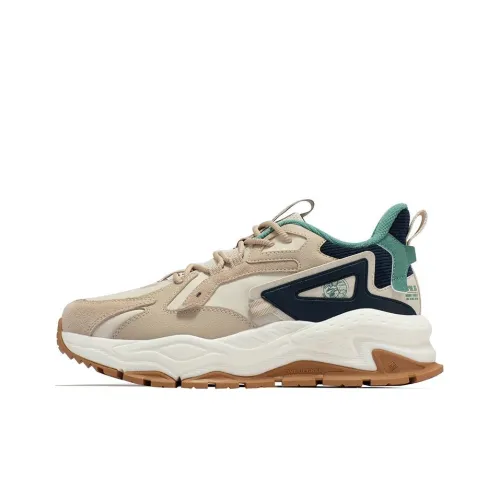 361° Anti Slip And Wear Resistant Warm Low Top Sports Casual Shoes Brown Green