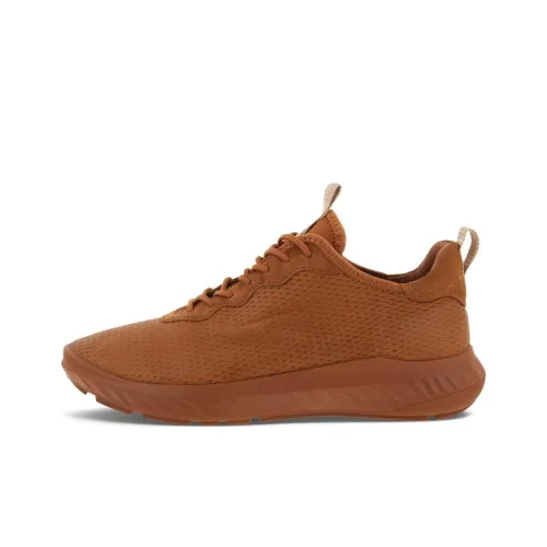 Ecco Low-Top Sports Casual Shoes Women's Dark Brown