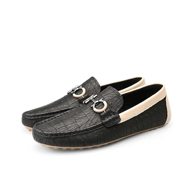 DCK Men's Casual Shoes Men Low Top Black/White-3