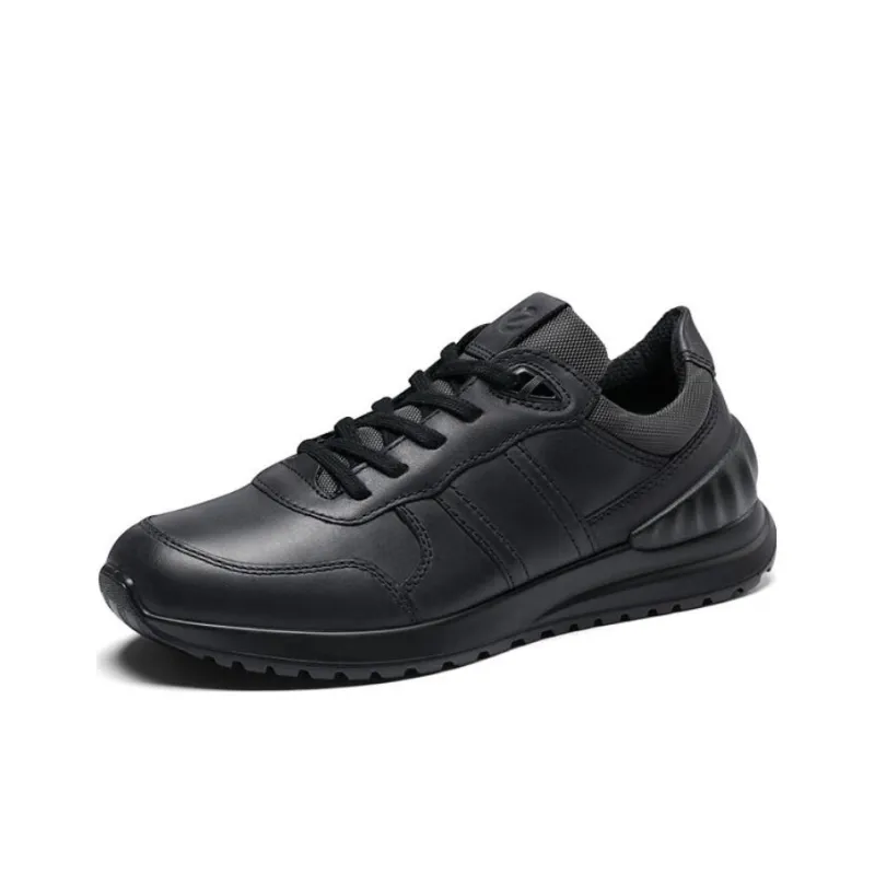 Ecco Elegant Light Collection Low Top Casual Shoes Men's Black-1