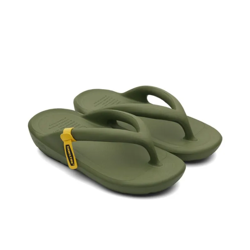 TAW&TOE Flip Flops Unisex Olive Green-2