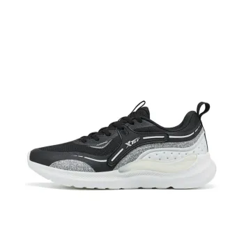 XTEP Non-slip Wear-resistant Shock Absorption Low-Top Running Shoes Black