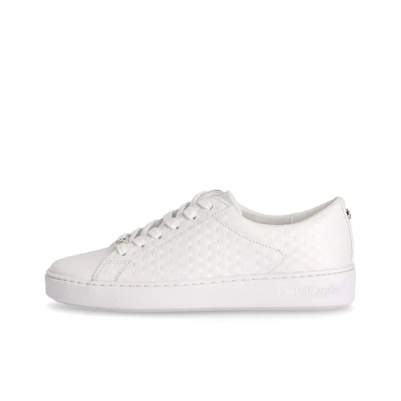 MICHAEL KORS Keaton Stylish Skateboarding Shoes Women's White-0