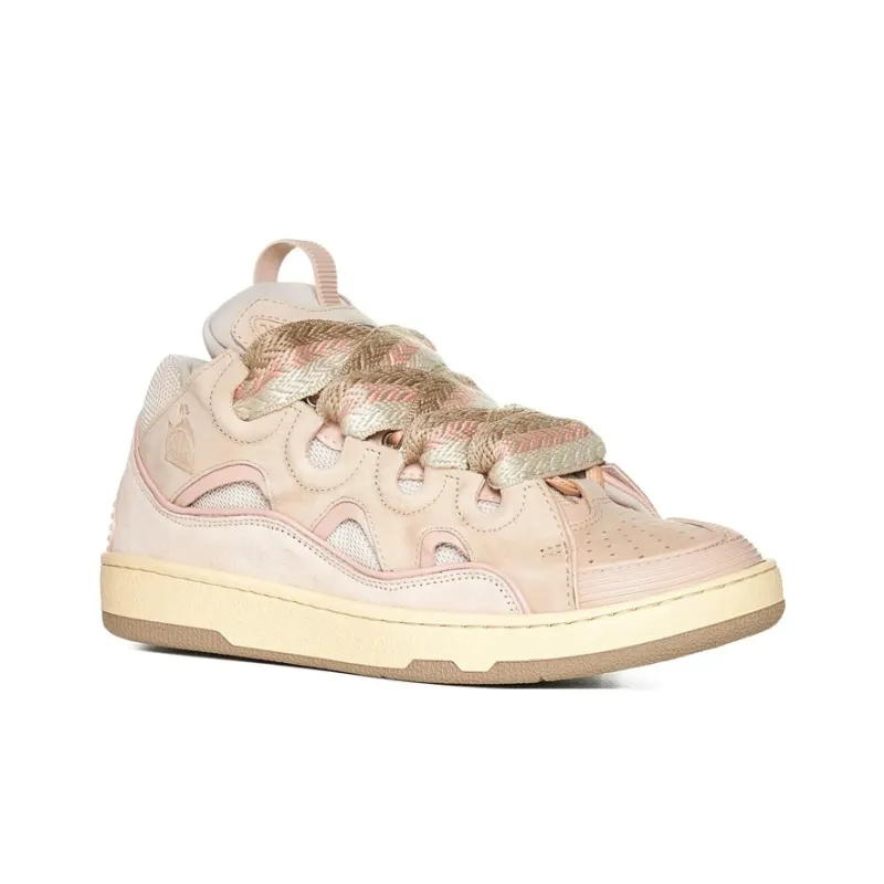 Lanvin Curb Lace-up Sneakers-1