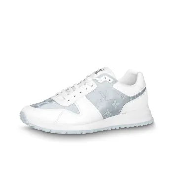 LOUIS VUITTON Run Away Sneakers 'White With Grey Monogram'