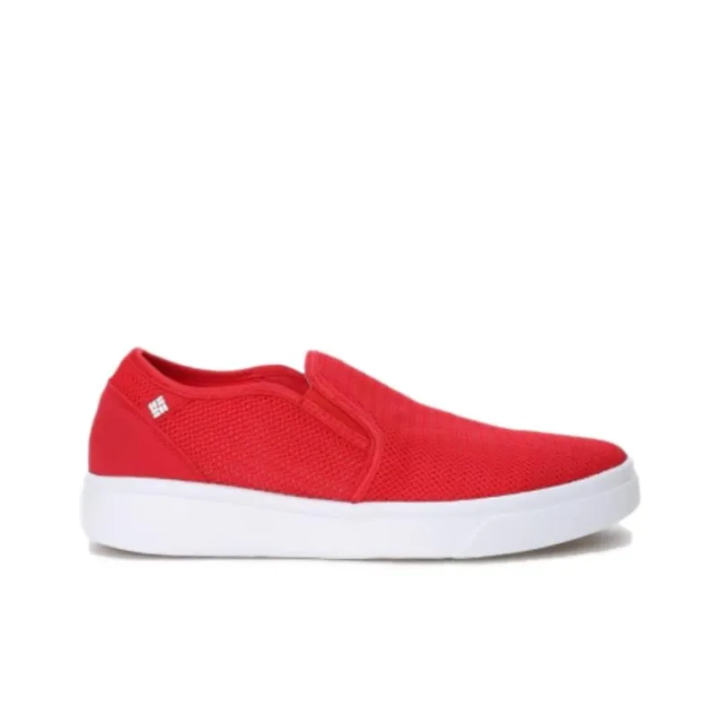 Columbia Anti Slip Wear Resistant Low Top Skateboard Shoes Women's Red-1