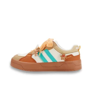 RUN MANNER Slip Resistant Low Top Skateboard Shoes Women's Brown