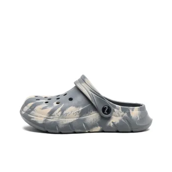EXULL Q Clogs Unisex Gray Khaki